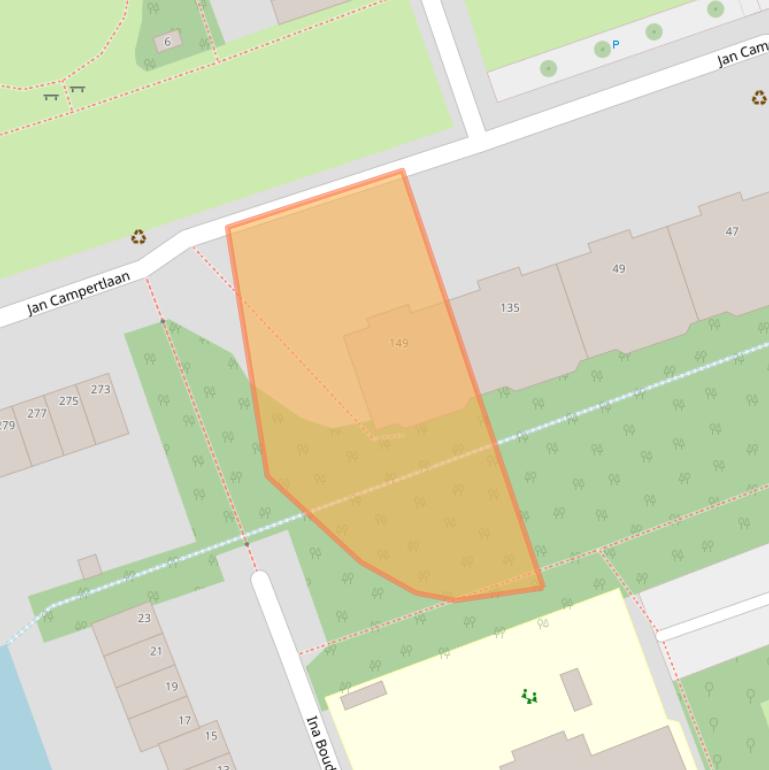 Kaart van postcodegebied 2624PC.