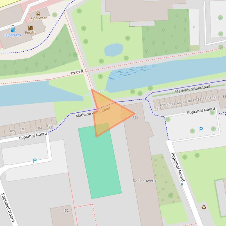 Kaart van postcodegebied 2624RB.