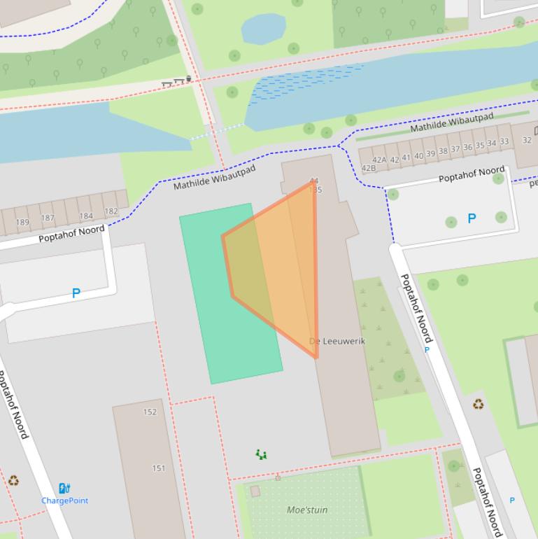 Kaart van postcodegebied 2624RC.