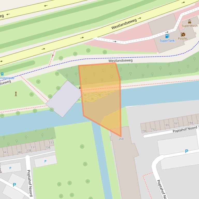 Kaart van postcodegebied 2624RK.