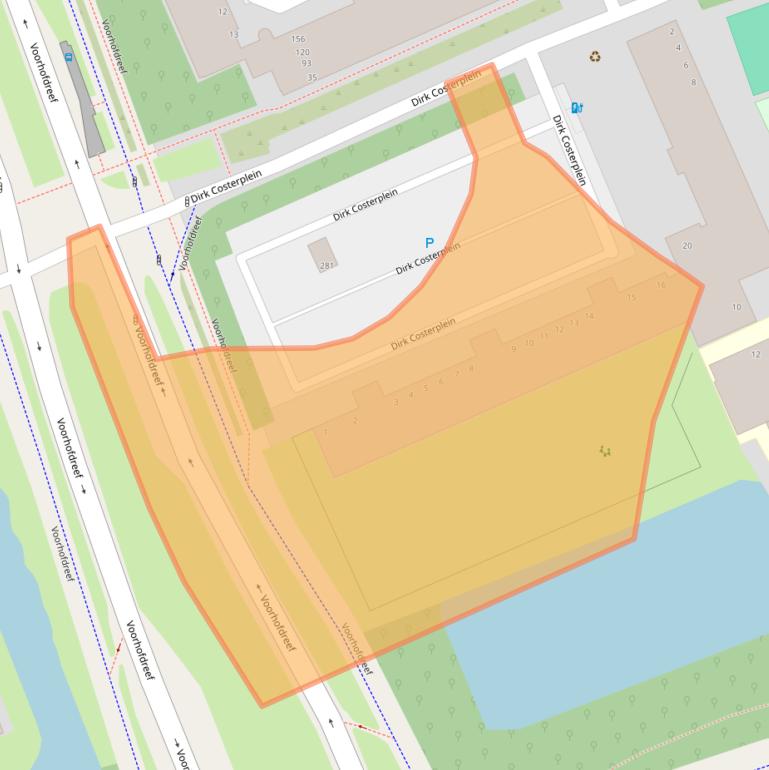 Kaart van postcodegebied 2624TP.