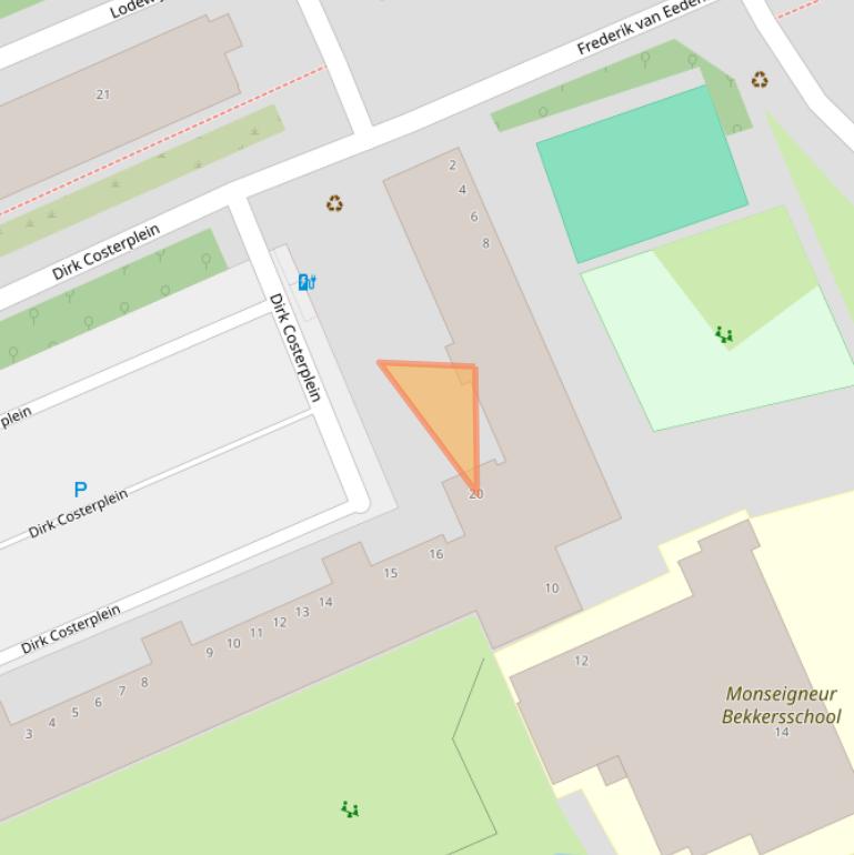 Kaart van postcodegebied 2624TV.