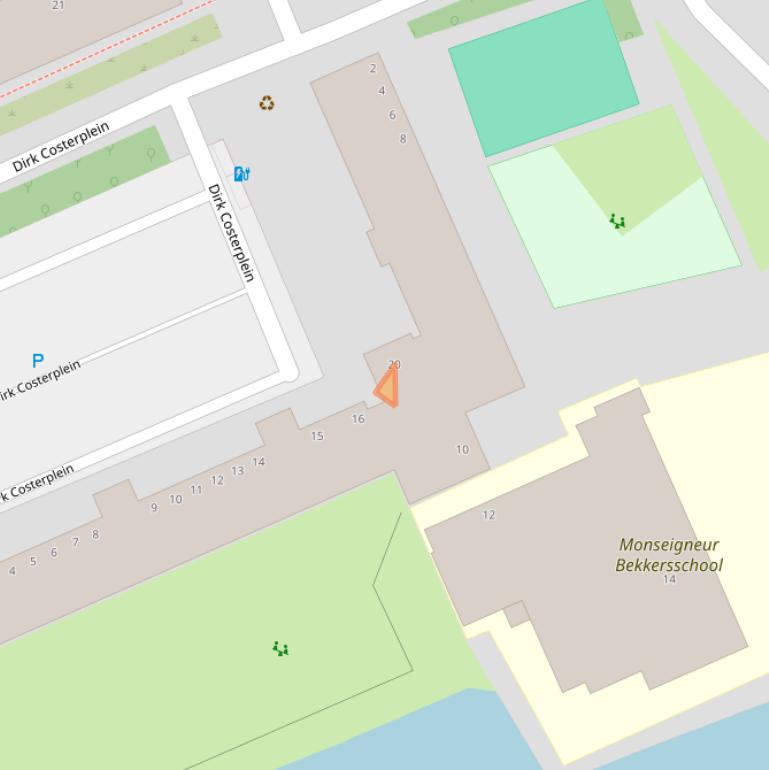 Kaart van postcodegebied 2624VA.