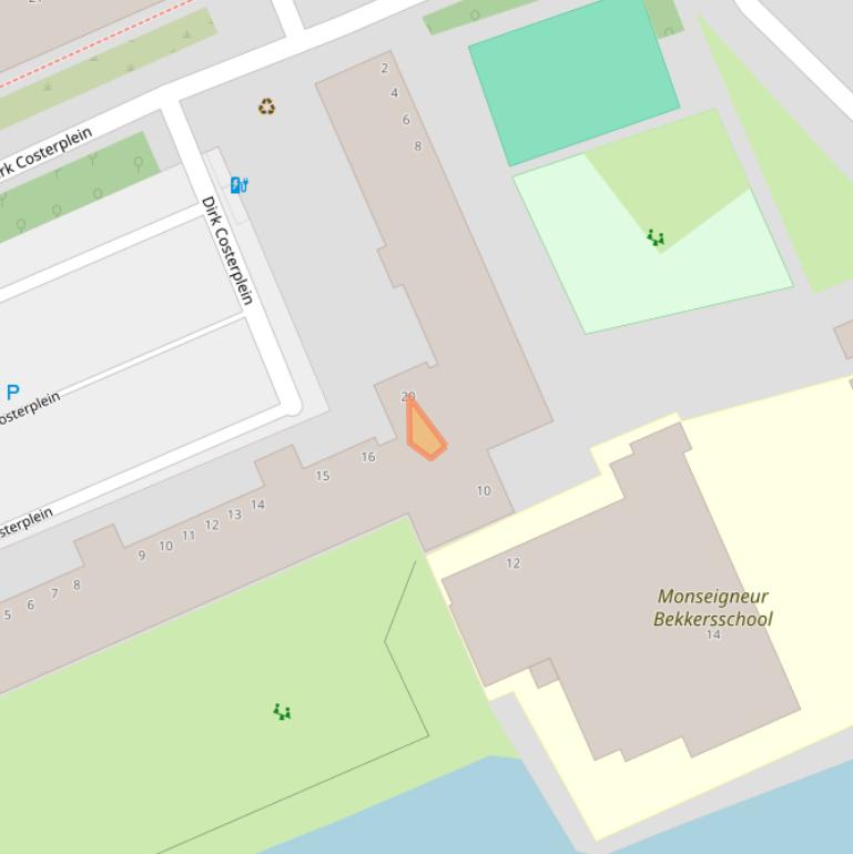 Kaart van postcodegebied 2624VB.