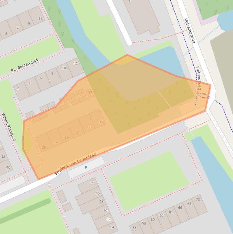 Kaart van postcodegebied 2624VG.