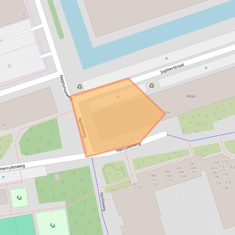 Kaart van postcodegebied 2624VS.