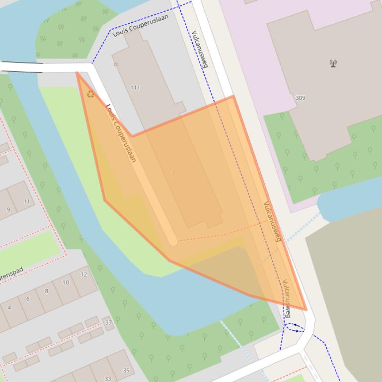 Kaart van postcodegebied 2624WR.