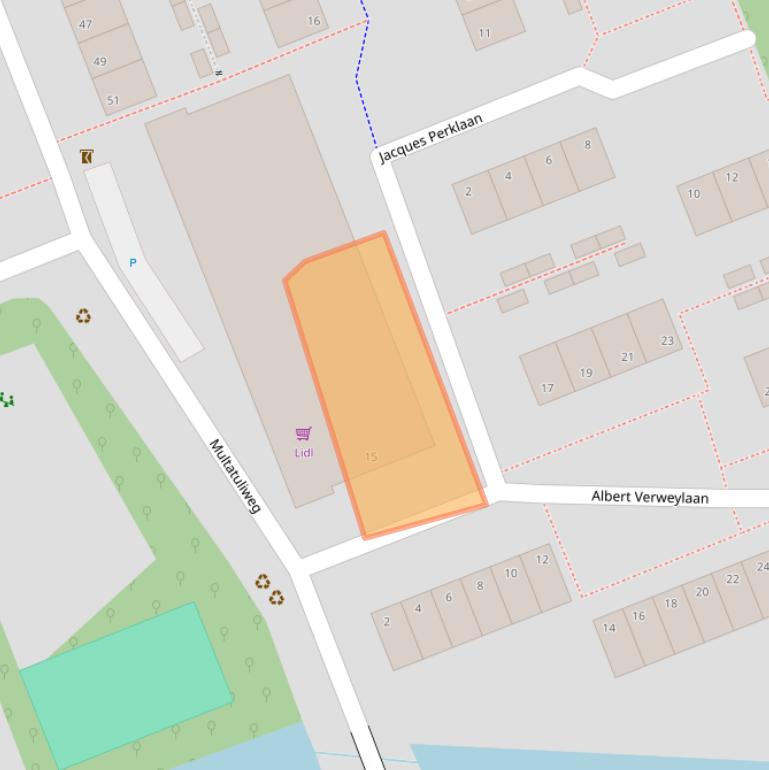 Kaart van postcodegebied 2624WV.