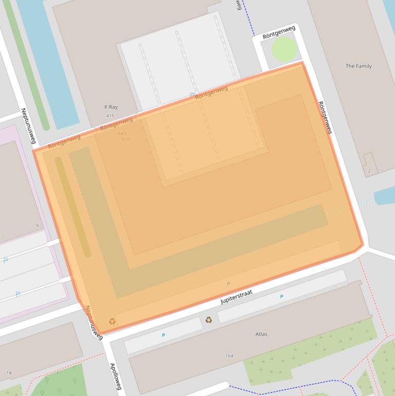 Kaart van postcodegebied 2624WW.