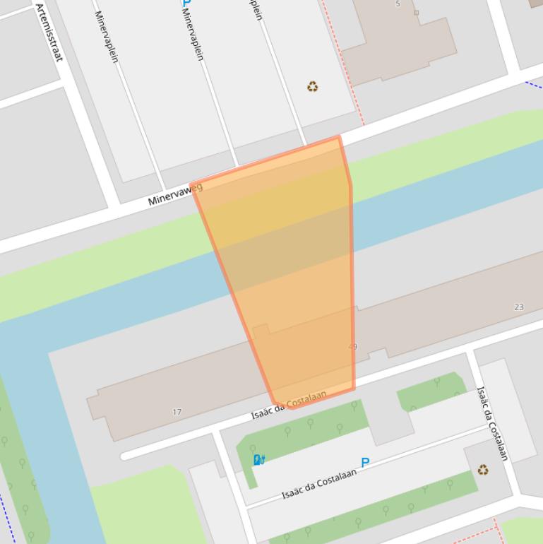 Kaart van postcodegebied 2624XT.
