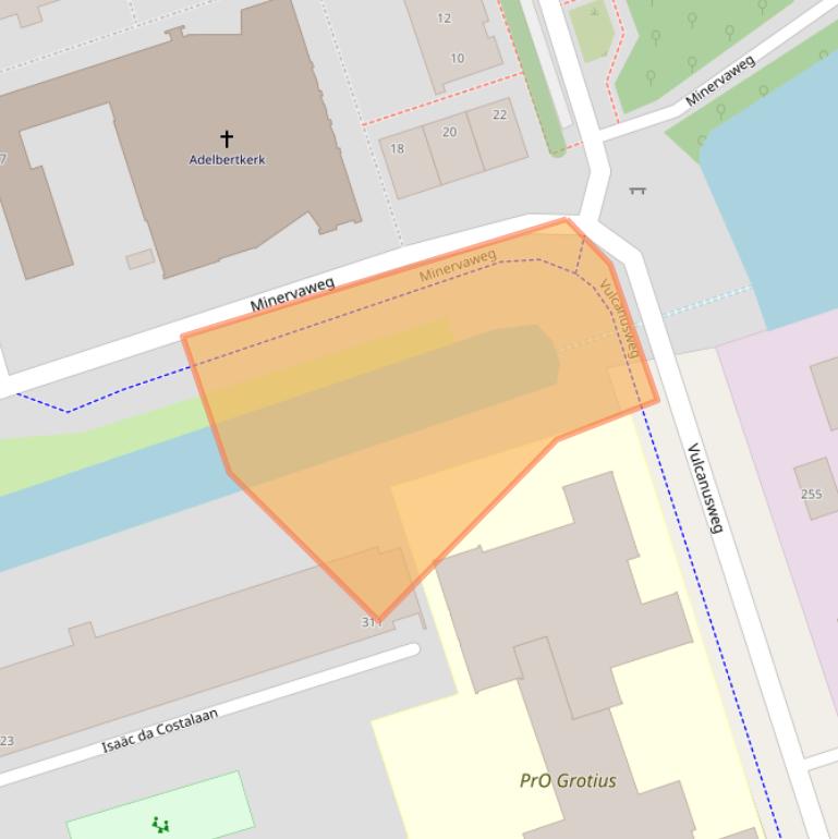 Kaart van postcodegebied 2624XX.