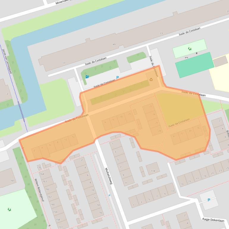 Kaart van postcodegebied 2624ZD.
