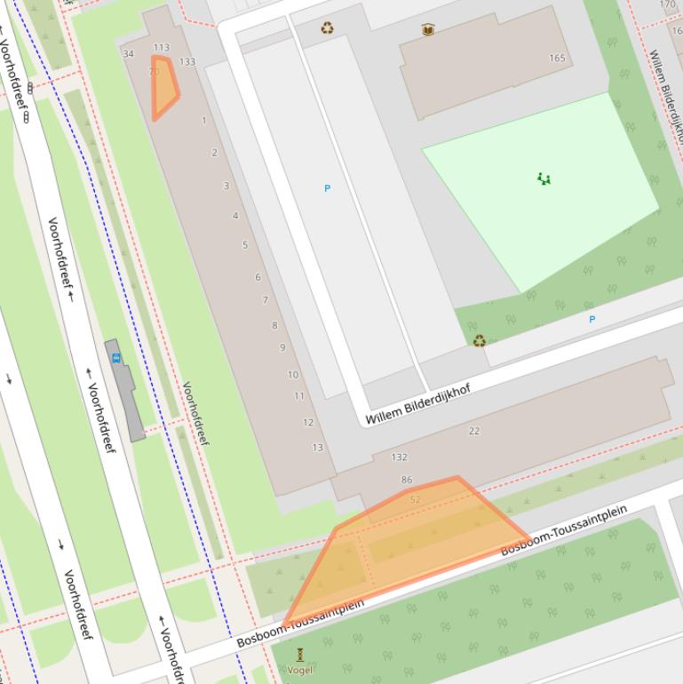 Kaart van postcodegebied 2624ZG.