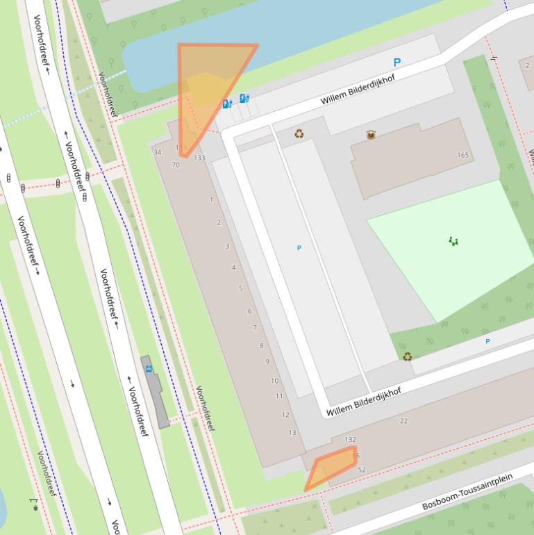 Kaart van postcodegebied 2624ZJ.