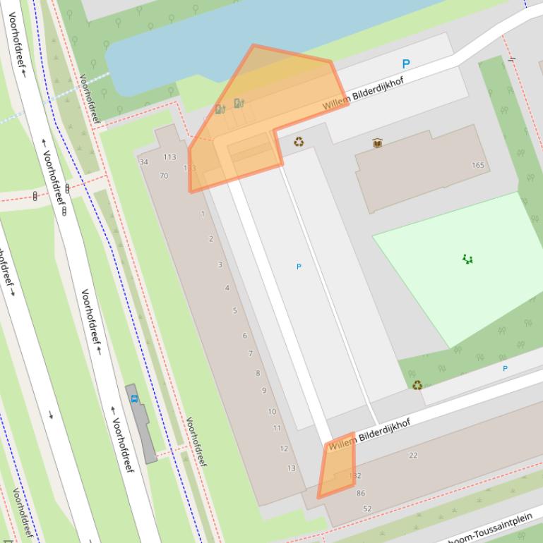 Kaart van postcodegebied 2624ZL.