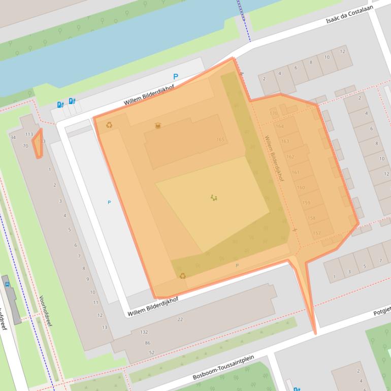 Kaart van postcodegebied 2624ZM.