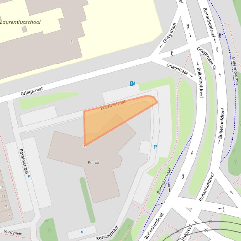 Kaart van postcodegebied 2625AM.