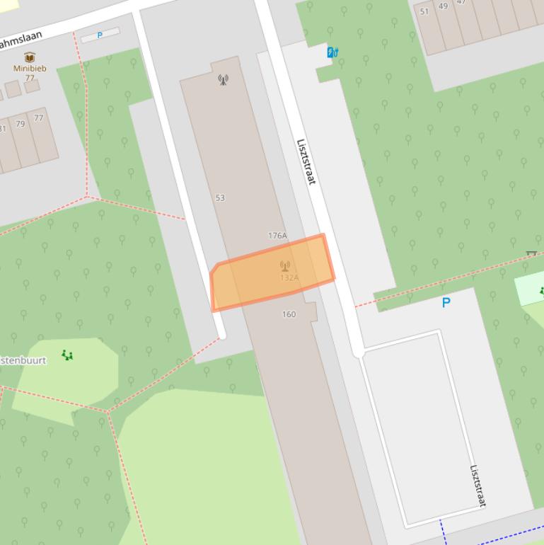 Kaart van postcodegebied 2625BN.