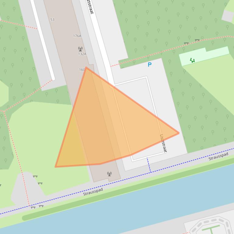 Kaart van postcodegebied 2625BP.