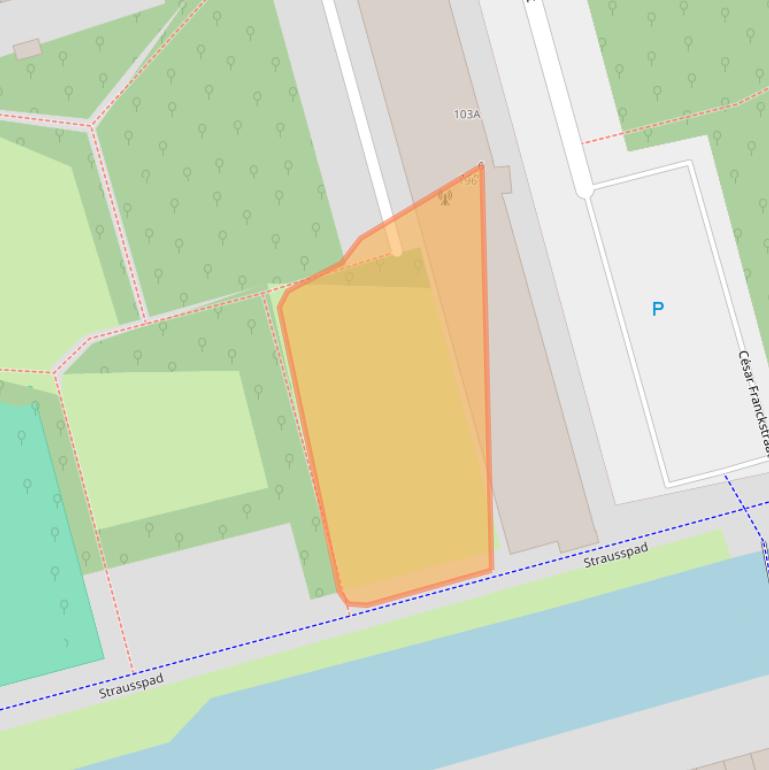 Kaart van postcodegebied 2625CD.