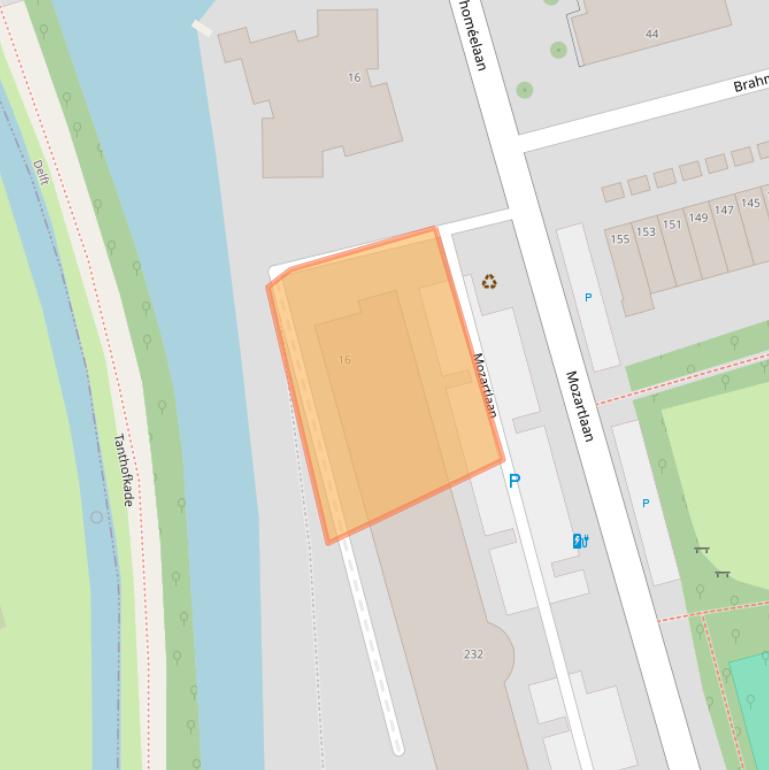 Kaart van postcodegebied 2625CH.