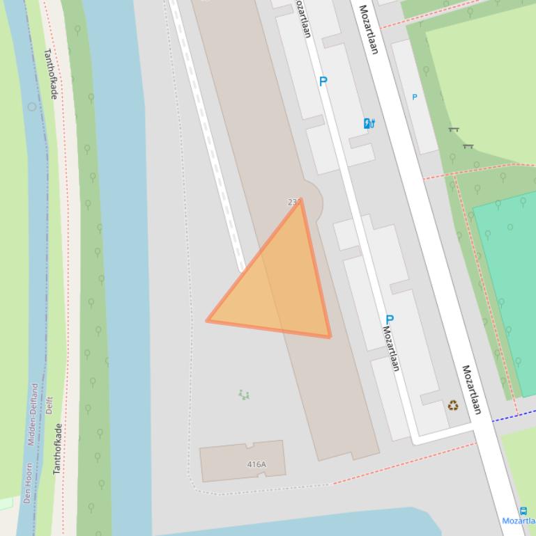 Kaart van postcodegebied 2625CP.