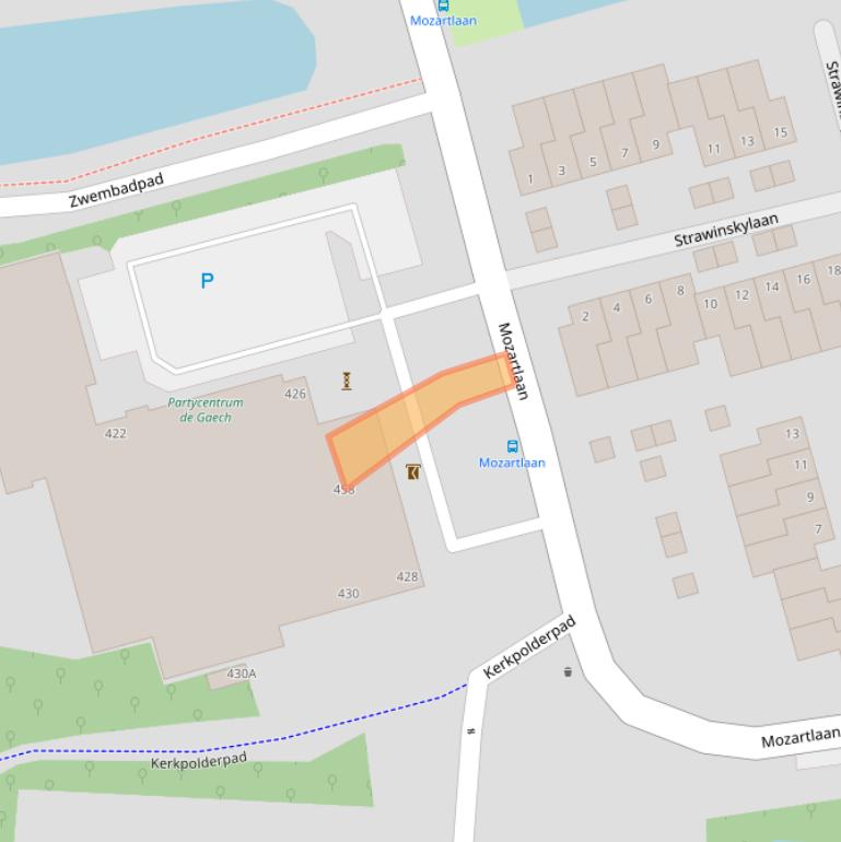 Kaart van postcodegebied 2625CV.