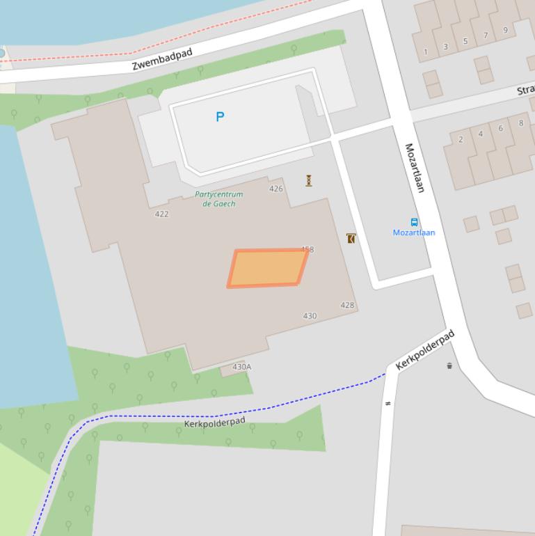 Kaart van postcodegebied 2625CX.