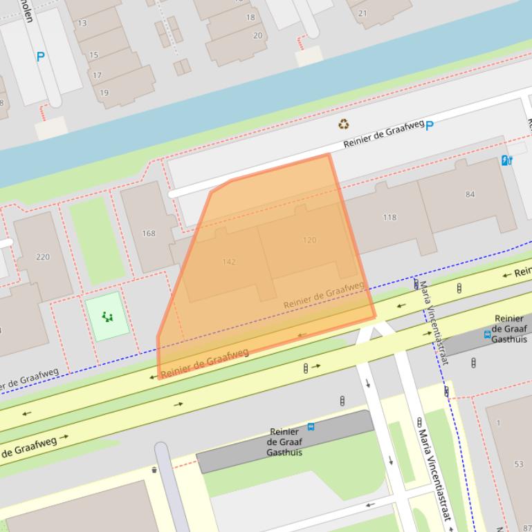 Kaart van postcodegebied 2625DD.