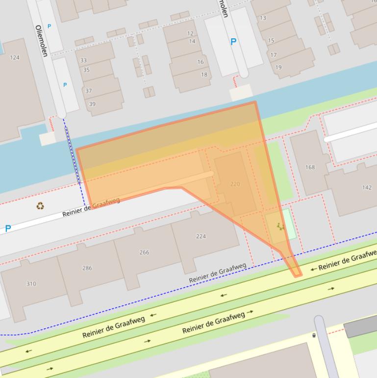 Kaart van postcodegebied 2625DG.