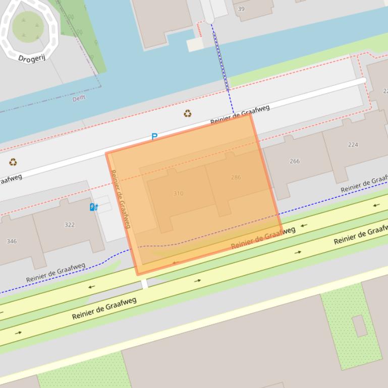 Kaart van postcodegebied 2625DJ.