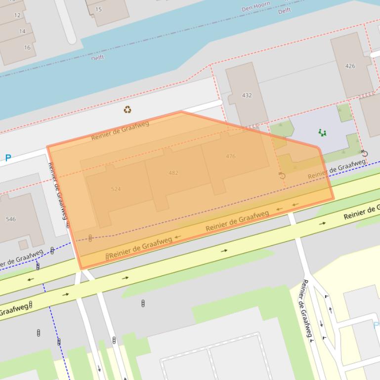 Kaart van postcodegebied 2625DP.