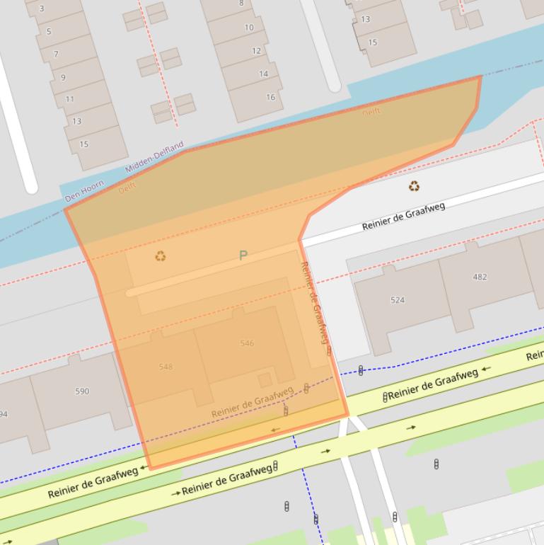 Kaart van postcodegebied 2625DR.