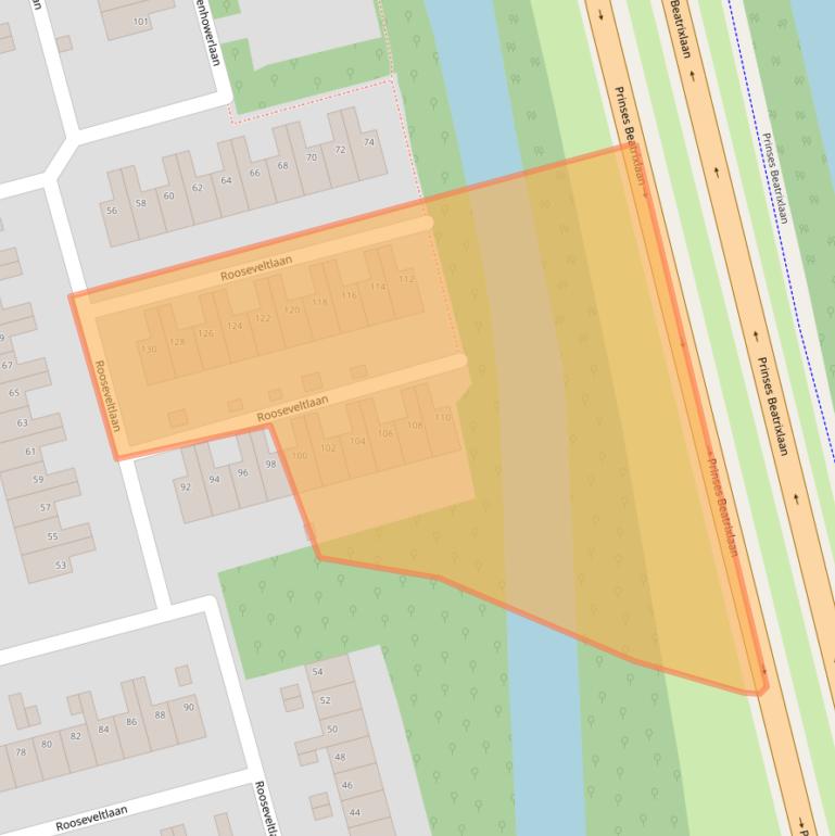 Kaart van postcodegebied 2625GR.
