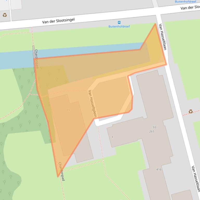 Kaart van postcodegebied 2625JT.