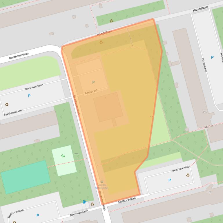 Kaart van postcodegebied 2625JV.