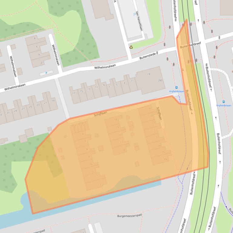 Kaart van postcodegebied 2625KG.
