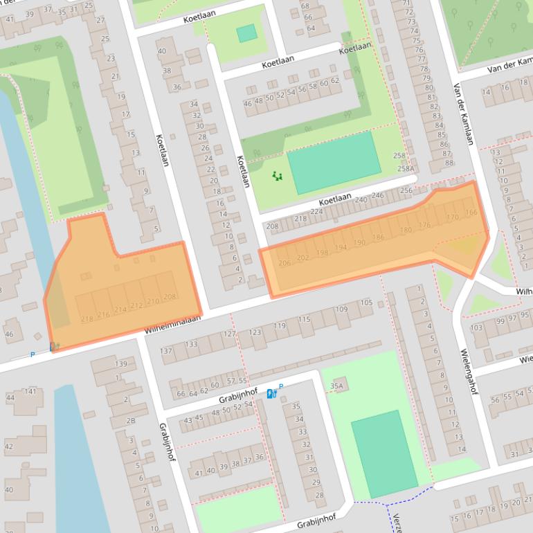 Kaart van postcodegebied 2625KK.