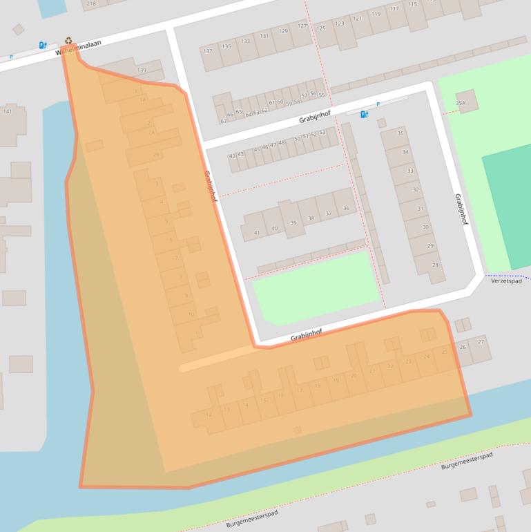 Kaart van postcodegebied 2625LL.