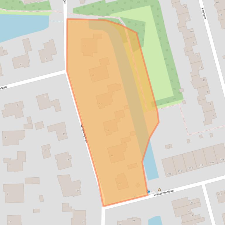 Kaart van postcodegebied 2625LS.