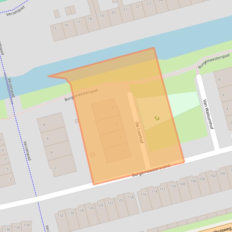Kaart van postcodegebied 2625NR.