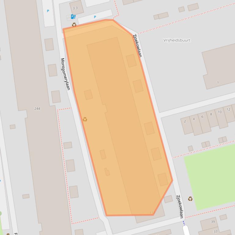 Kaart van postcodegebied 2625PJ.