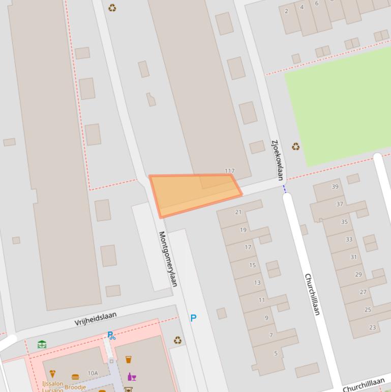 Kaart van postcodegebied 2625PK.