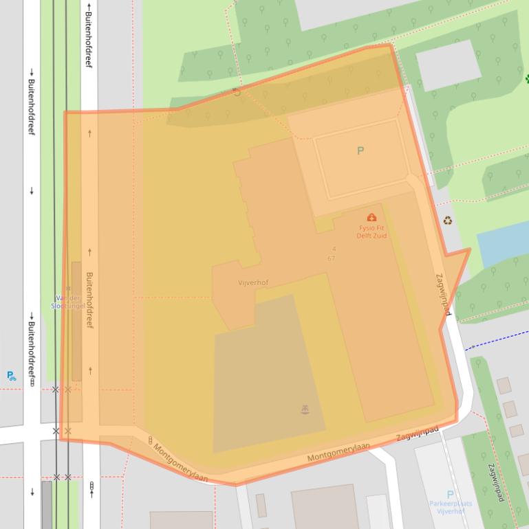 Kaart van postcodegebied 2625PM.