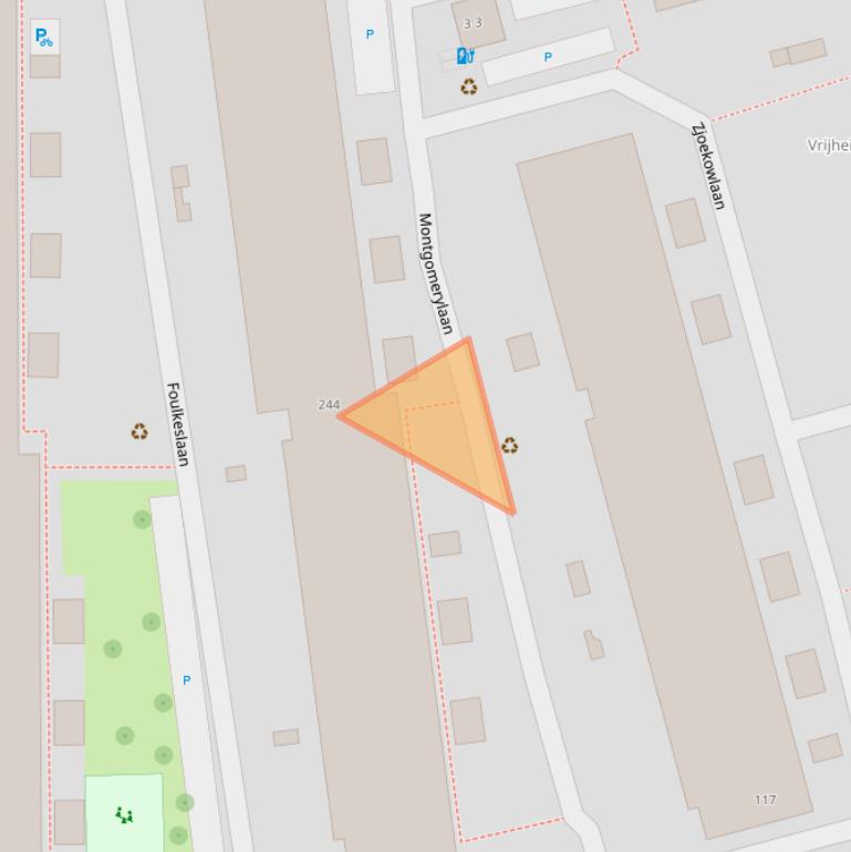 Kaart van postcodegebied 2625PP.