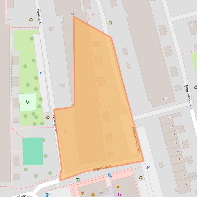 Kaart van postcodegebied 2625PV.