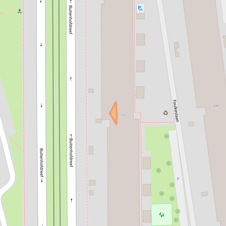 Kaart van postcodegebied 2625PW.