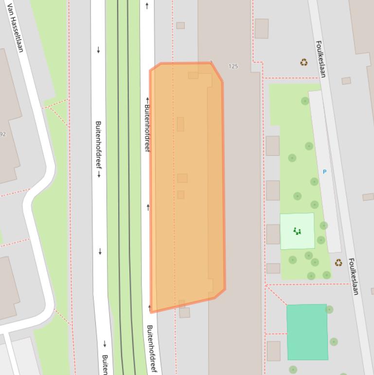 Kaart van postcodegebied 2625PZ.