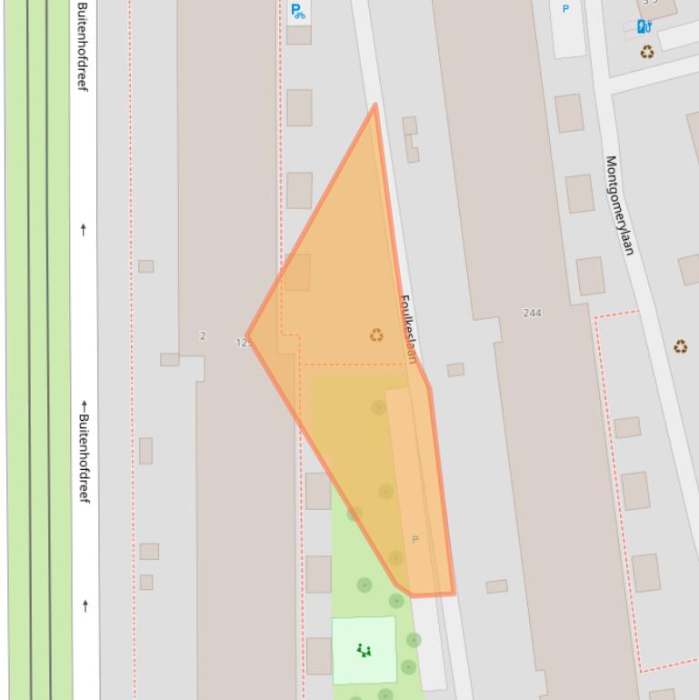 Kaart van postcodegebied 2625RC.