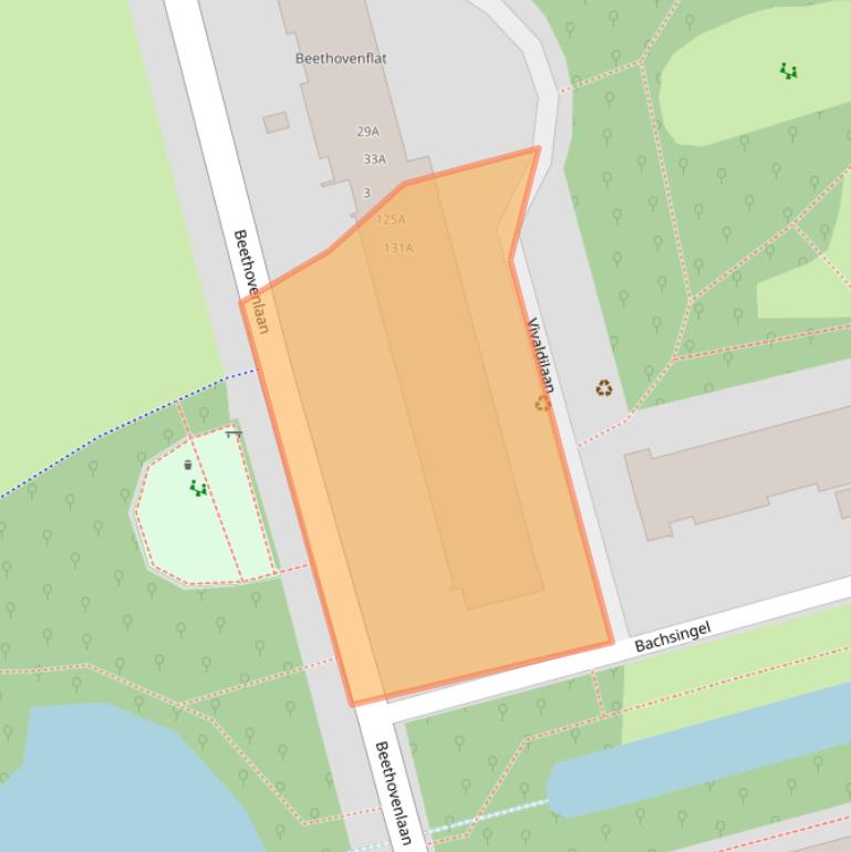 Kaart van postcodegebied 2625RK.